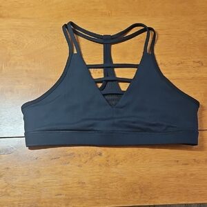 ZYIA Black Strappy Sports Bra